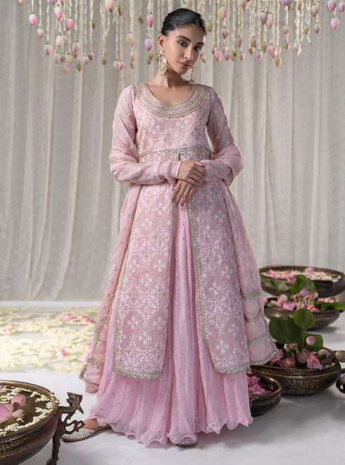 Sajda Anarkali with Sajda Skirt